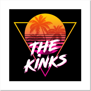 The Kinks - Proud Name Retro 80s Sunset Aesthetic Design Posters and Art